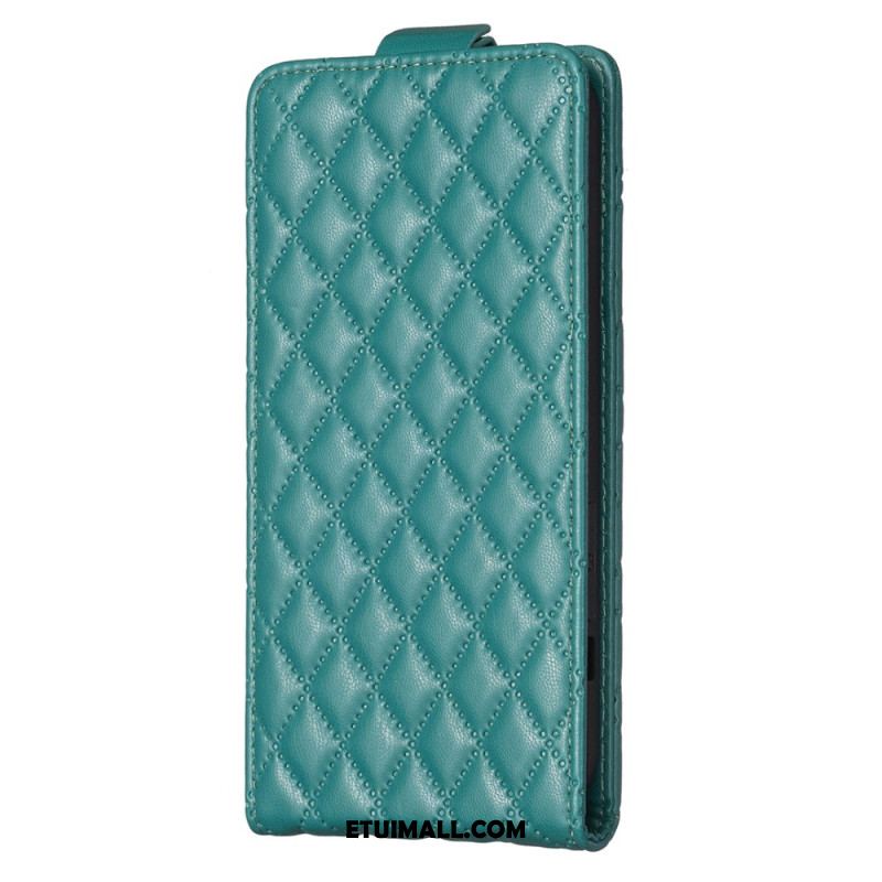 Etui Folio Samsung Galaxy S24 5g Pikowana Pionowa Klapa