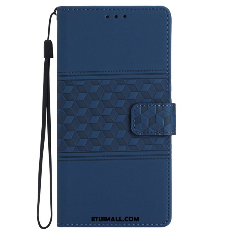 Etui Folio Samsung Galaxy S24 5g Wzór Diamentowego Paska