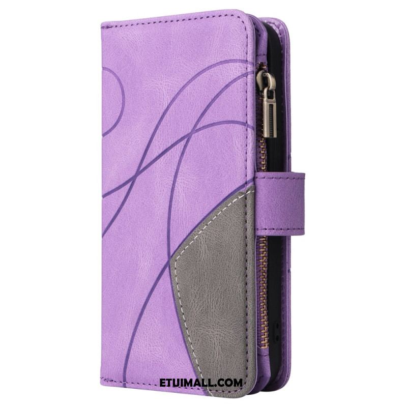 Etui Folio Samsung Galaxy S24 Fe Dwukolorowy Portfel Etui Ochronne