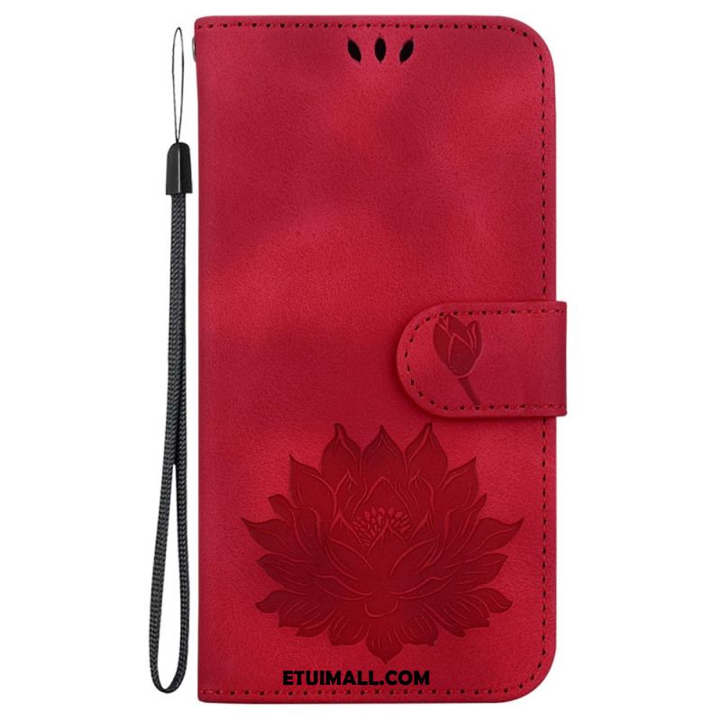 Etui Folio Samsung Galaxy S24 Fe Kwiat Lotosu