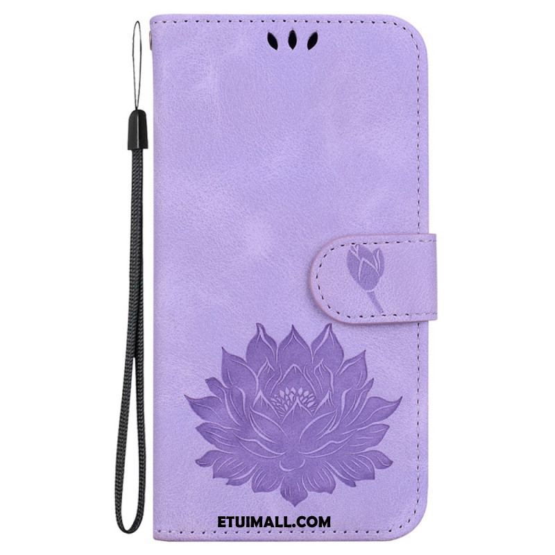 Etui Folio Samsung Galaxy S24 Fe Kwiat Lotosu