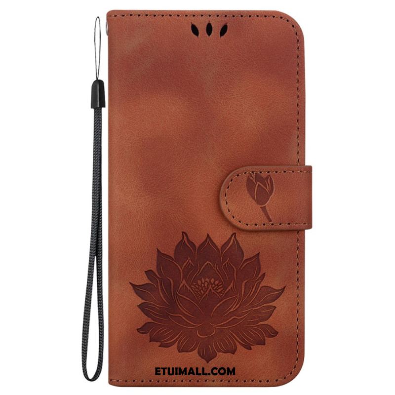 Etui Folio Samsung Galaxy S24 Fe Kwiat Lotosu