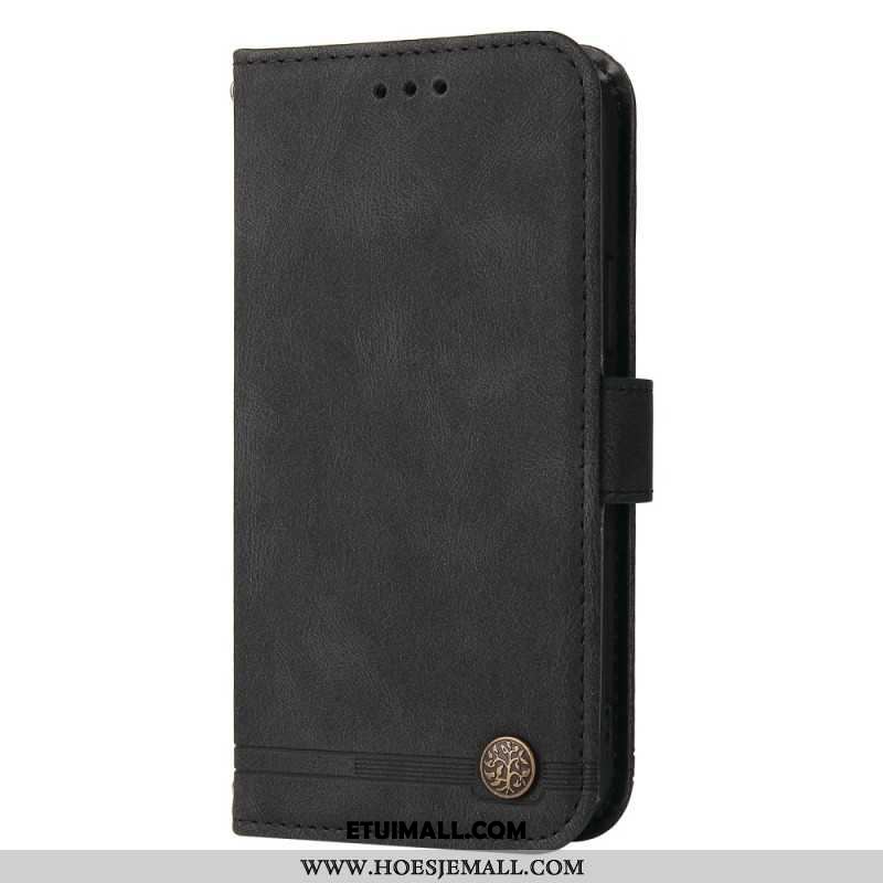 Etui Folio Samsung Galaxy S24 Fe Ozdobny Nit I Smycz