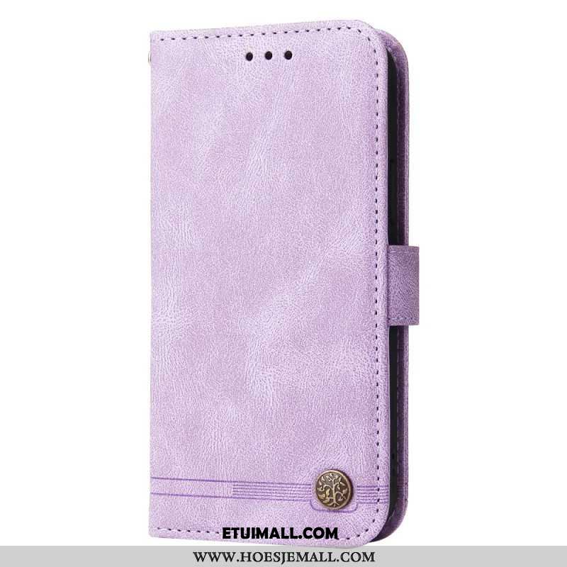 Etui Folio Samsung Galaxy S24 Fe Ozdobny Nit I Smycz