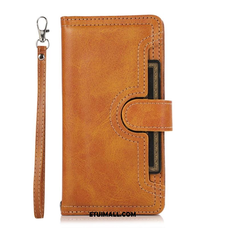 Etui Folio Samsung Galaxy S24 Plus 5g Stylowy Pasek Etui Ochronne