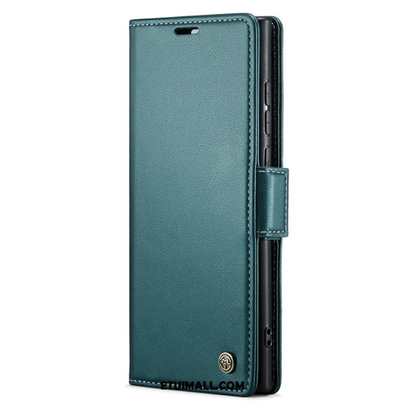 Etui Folio Samsung Galaxy S24 Ultra 5g Tekstura Liczi Caseme Etui Ochronne