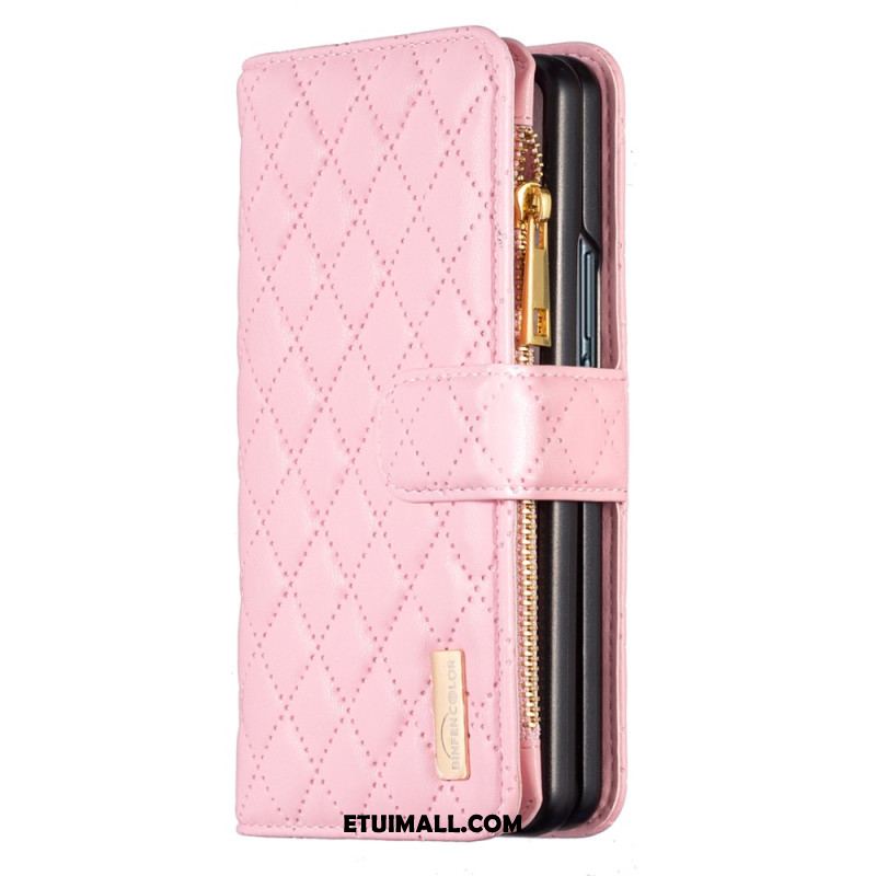 Etui Folio Samsung Galaxy Z Fold 5 Pikowana W Stylu Binfen Color Style Etui Ochronne