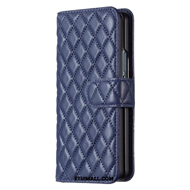 Etui Folio Samsung Galaxy Z Fold 6 Pikowane Etui Ochronne