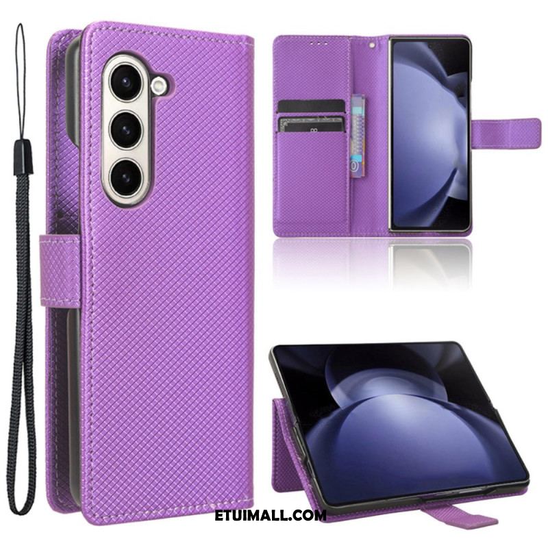 Etui Folio Samsung Galaxy Z Fold 6 Punkty Za Pasek Etui Ochronne