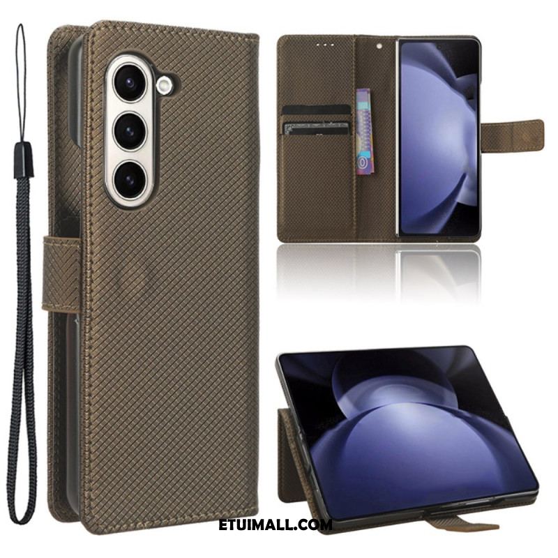 Etui Folio Samsung Galaxy Z Fold 6 Punkty Za Pasek Etui Ochronne