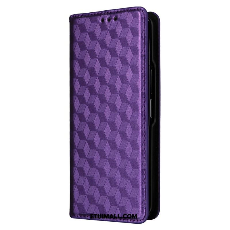 Etui Folio Samsung Galaxy Z Fold 6 Wzór Rombu