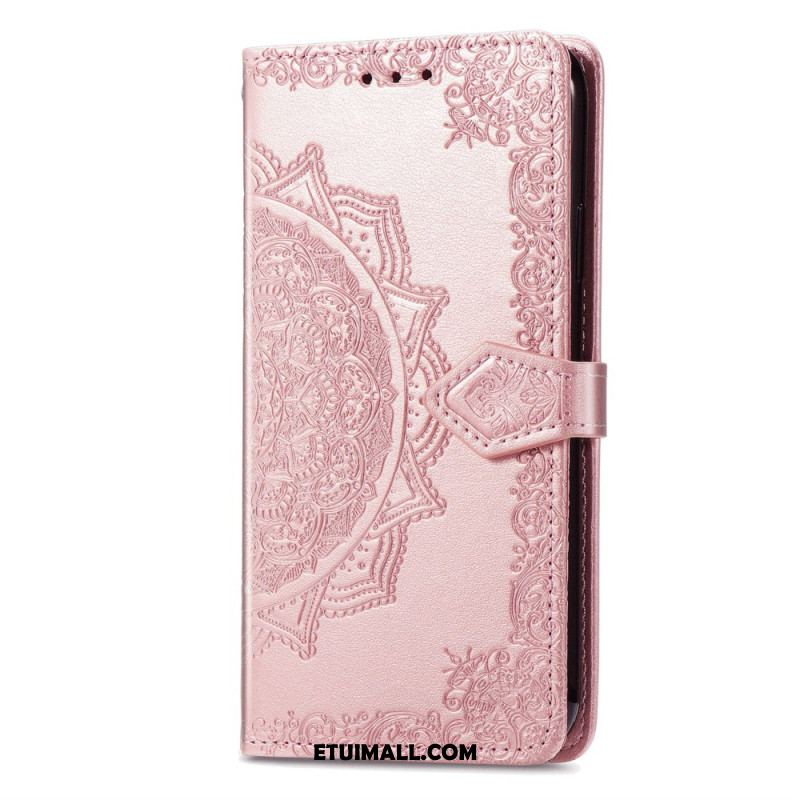 Etui Folio Sony Xperia 10 Vi Barokowa Mandala Z Paskiem Etui Ochronne