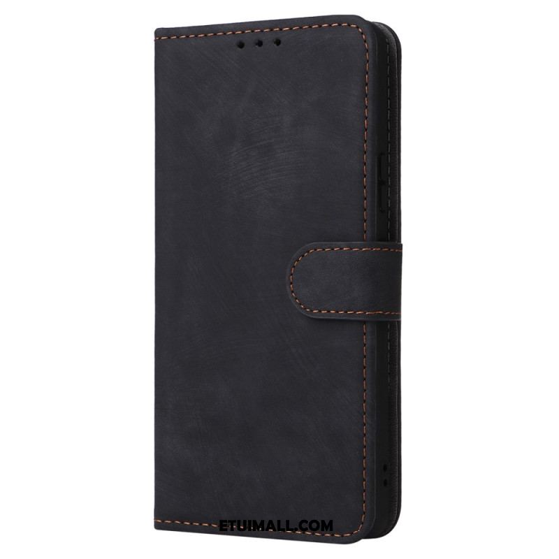 Etui Folio Sony Xperia 10 Vi Efekt Zamszu Z Paskiem Etui Ochronne