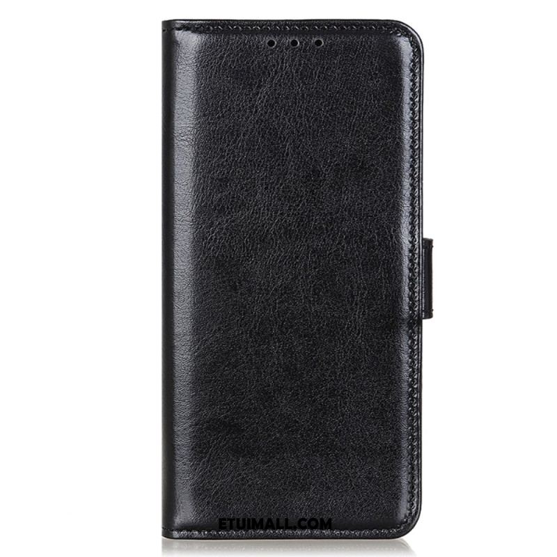 Etui Folio Xiaomi 14 Imitacja Skóry Lakierowanej Etui Ochronne