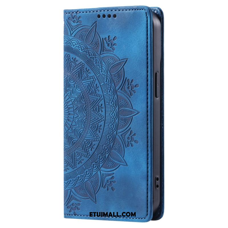 Etui Folio Xiaomi 14 Pro Efekt Zamszu Mandali