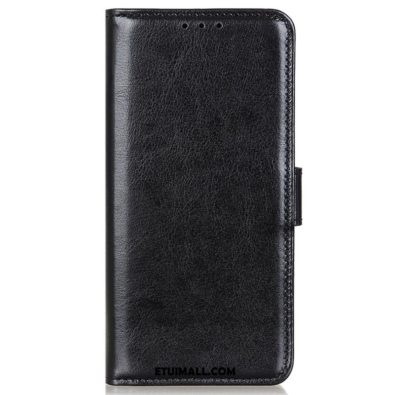 Etui Folio Xiaomi 14 Ultra Imitacja Skóry Lakierowanej Etui Ochronne