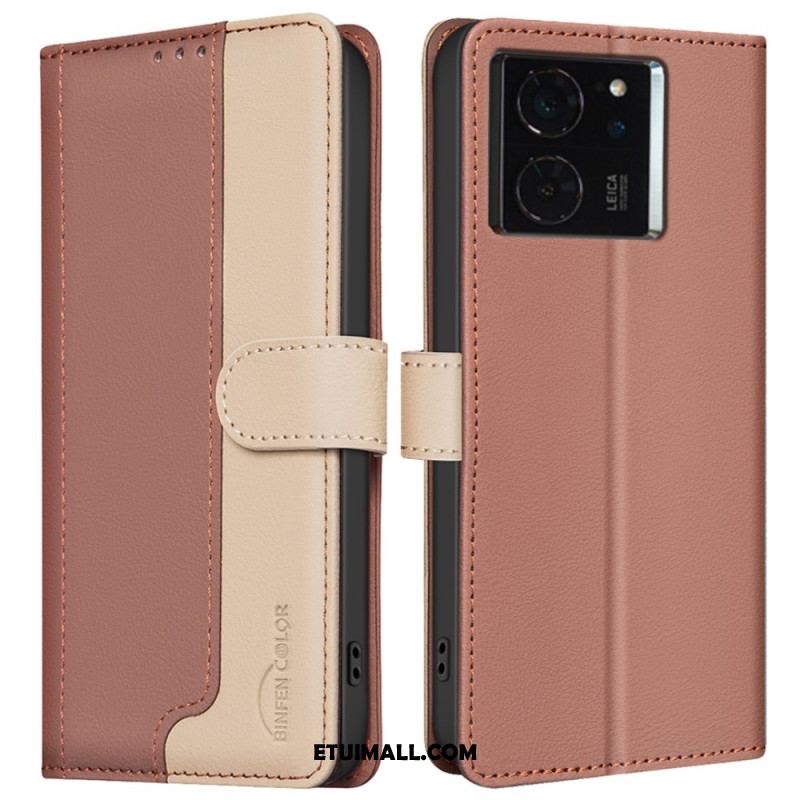 Etui Folio Xiaomi 14t Pro Dwukolorowy Kolor Binfen Etui Ochronne