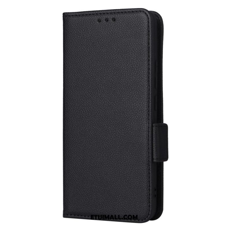 Etui Folio Xiaomi 14t Pro Tekstura Liczi Z Paskiem Etui Ochronne