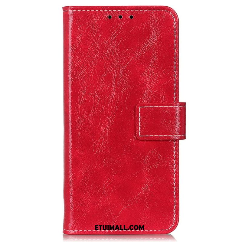 Etui Folio Xiaomi Redmi Note 13 4g Błyszcząca Imitacja Skóry