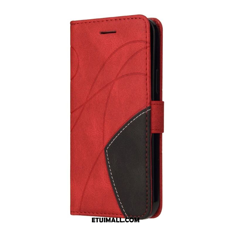 Etui Folio Xiaomi Redmi Note 13 4g Dwukolorowy Zygzak