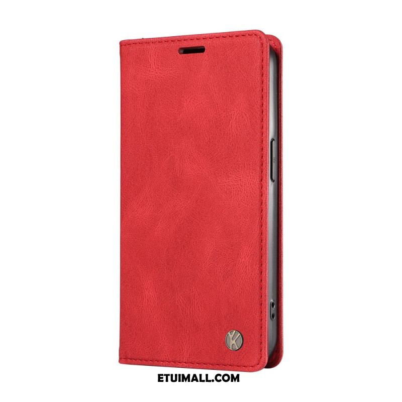 Etui Folio Xiaomi Redmi Note 13 4g Efekt Zamszu Yikatu