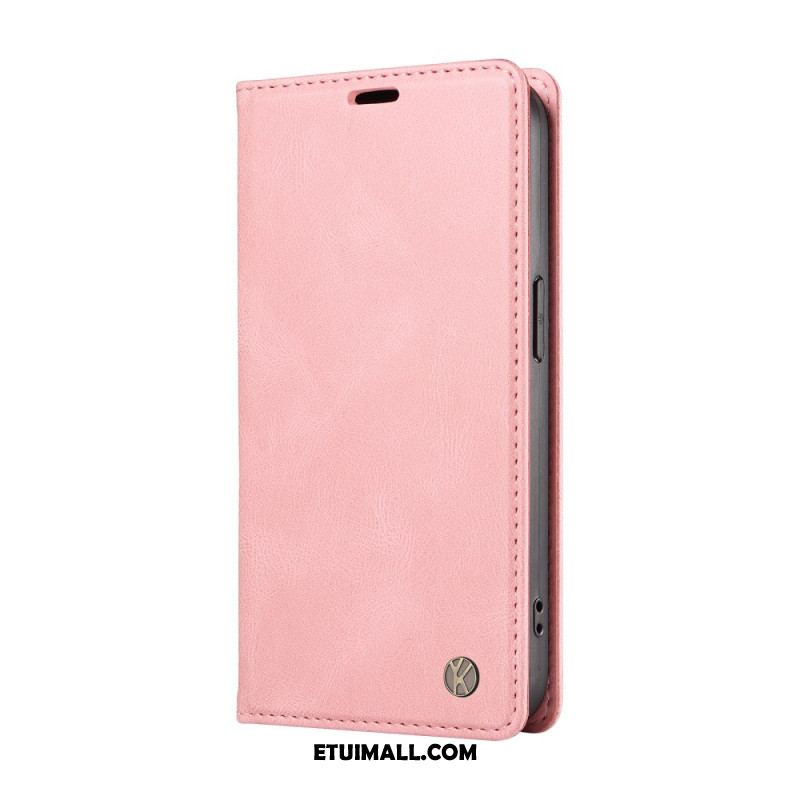 Etui Folio Xiaomi Redmi Note 13 4g Efekt Zamszu Yikatu