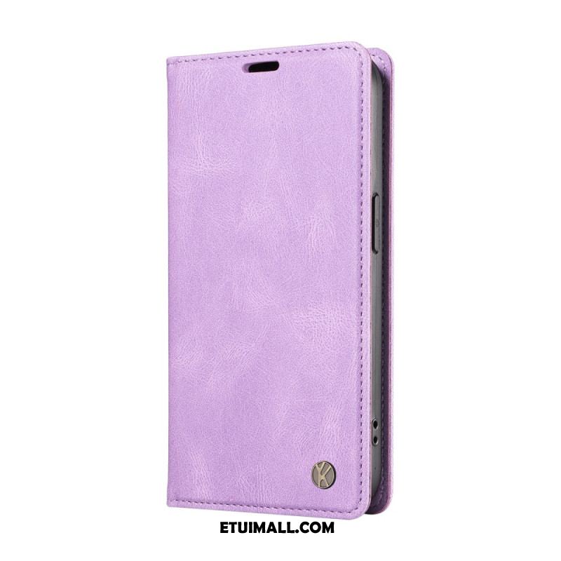 Etui Folio Xiaomi Redmi Note 13 4g Efekt Zamszu Yikatu