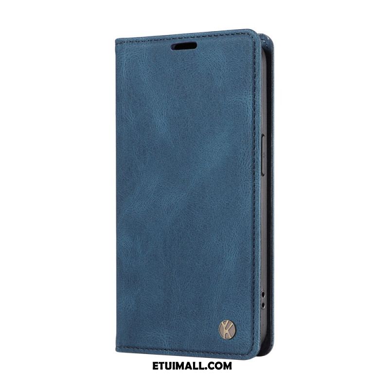 Etui Folio Xiaomi Redmi Note 13 4g Efekt Zamszu Yikatu