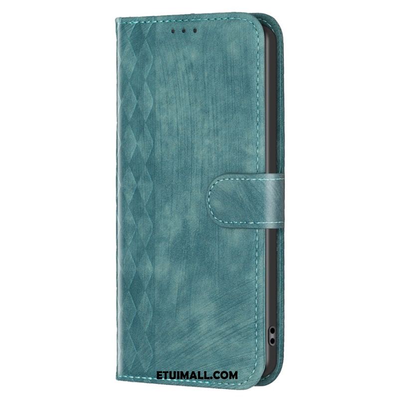 Etui Folio Xiaomi Redmi Note 13 4g Fryz Diamentowy Etui Ochronne