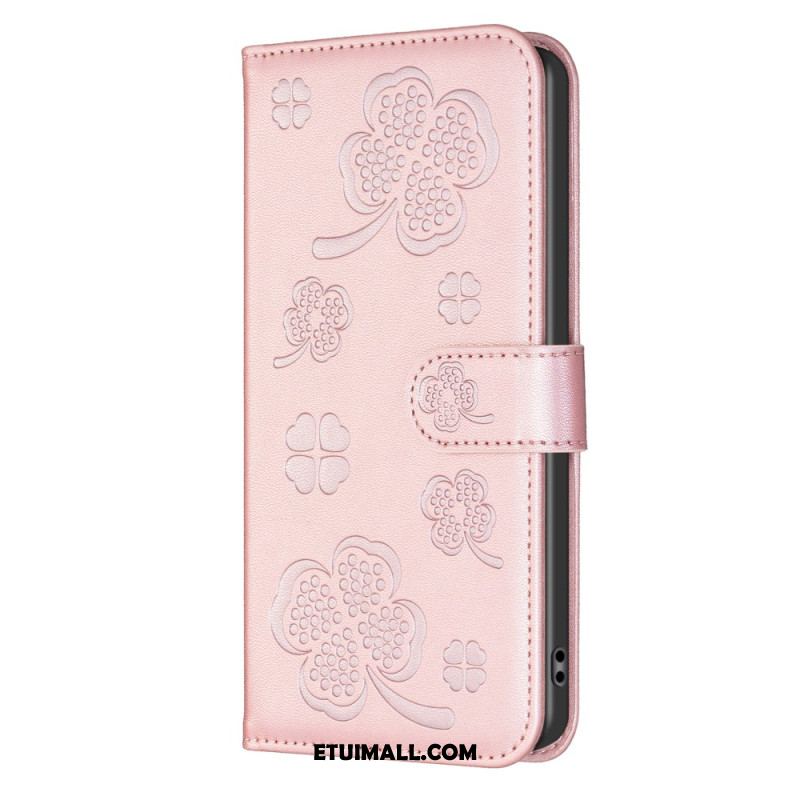 Etui Folio Xiaomi Redmi Note 13 5g Koniczyny Etui Ochronne