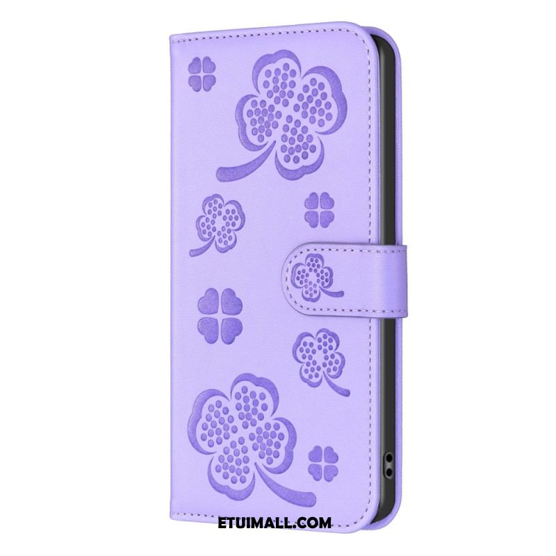 Etui Folio Xiaomi Redmi Note 13 5g Koniczyny Etui Ochronne