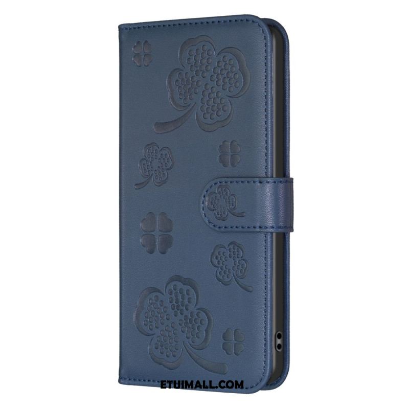 Etui Folio Xiaomi Redmi Note 13 5g Koniczyny Etui Ochronne