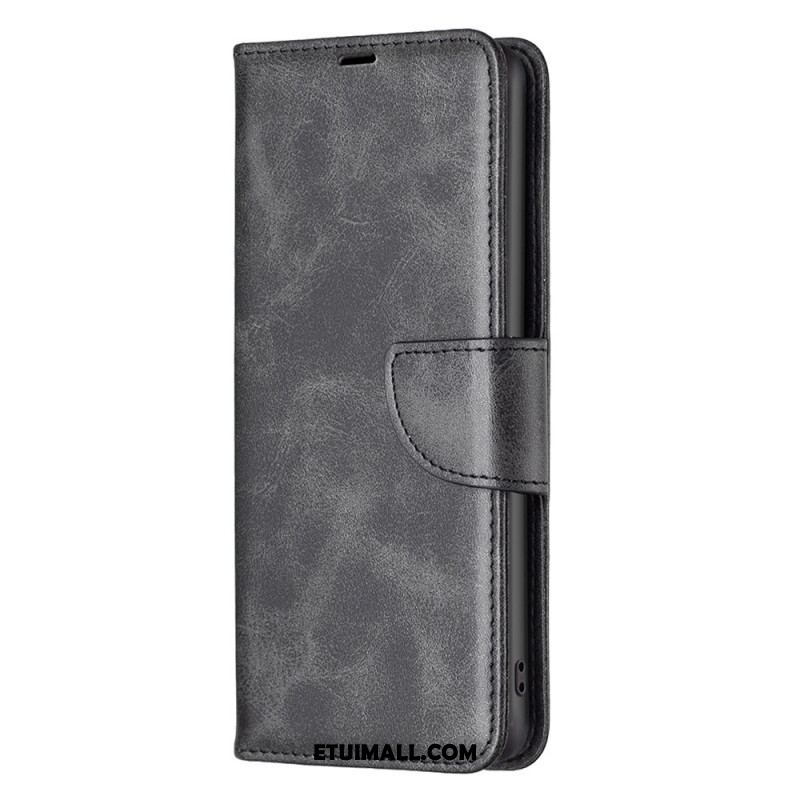 Etui Folio Xiaomi Redmi Note 13 Pro 4g Efekt Skóry Z Paskiem Etui Ochronne