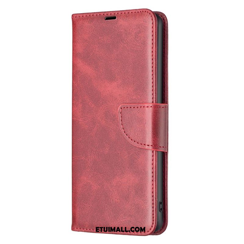 Etui Folio Xiaomi Redmi Note 13 Pro 4g Efekt Skóry Z Paskiem Etui Ochronne