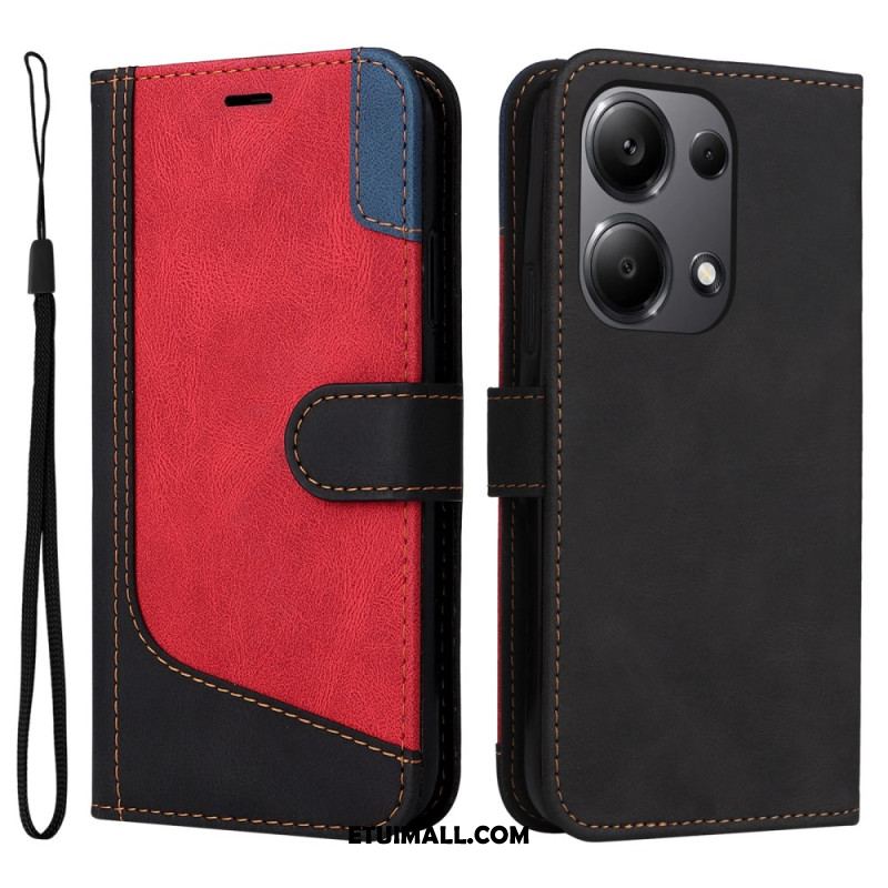 Etui Folio Xiaomi Redmi Note 13 Pro 4g Trójkolorowy