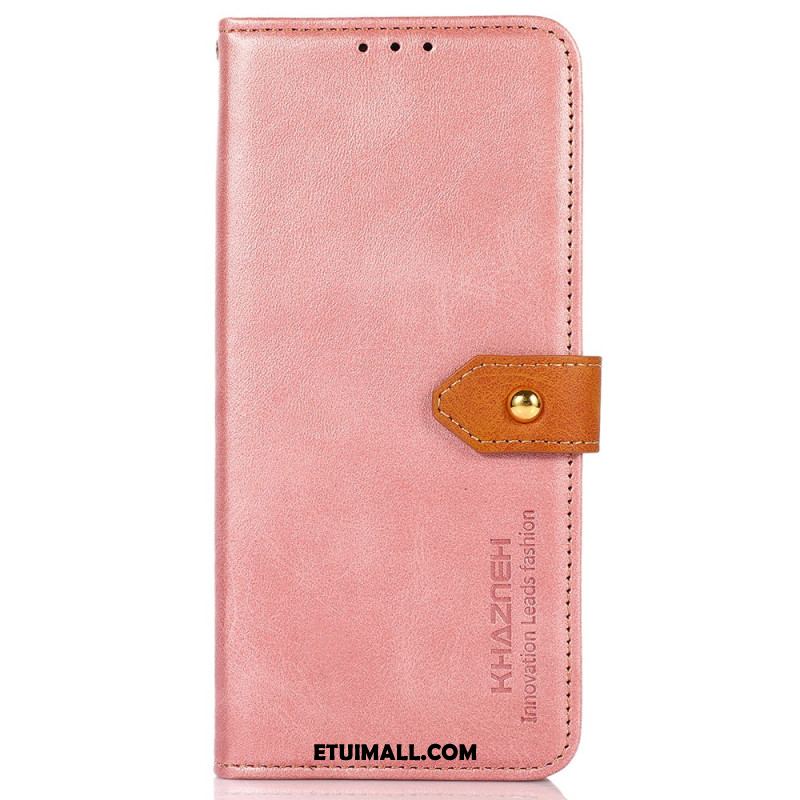 Etui Folio Xiaomi Redmi Note 13 Pro 4g Złote Zapięcie Khazneh