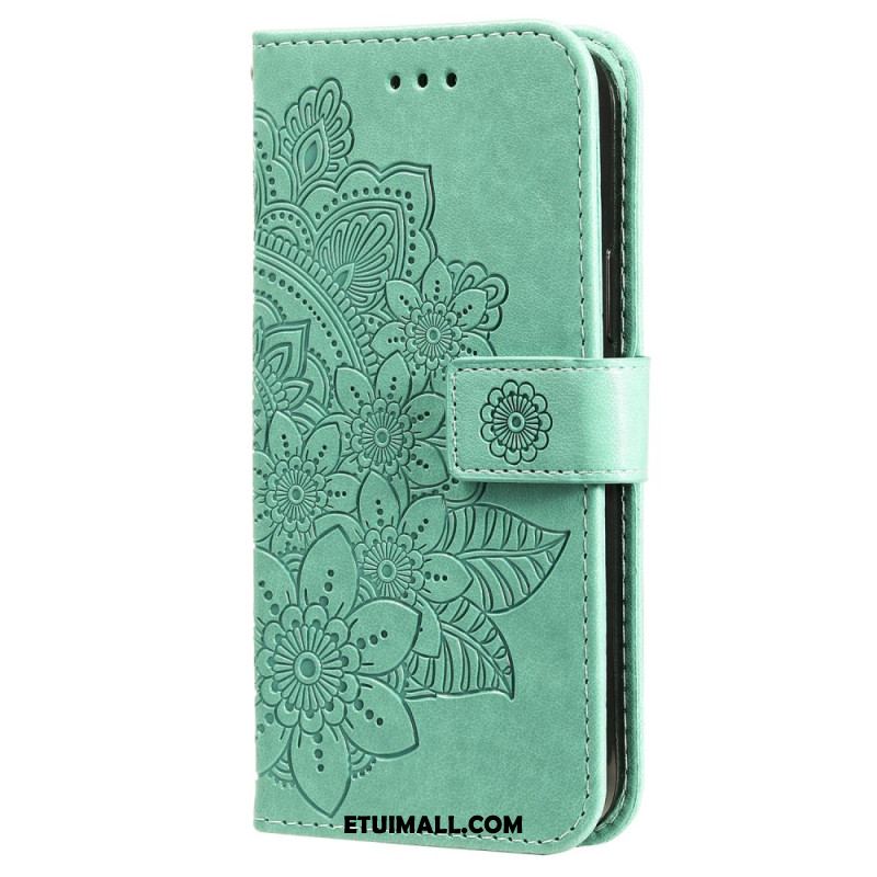 Etui Folio Xiaomi Redmi Note 13 Pro 5g Mandala Ze Smyczą Etui Ochronne