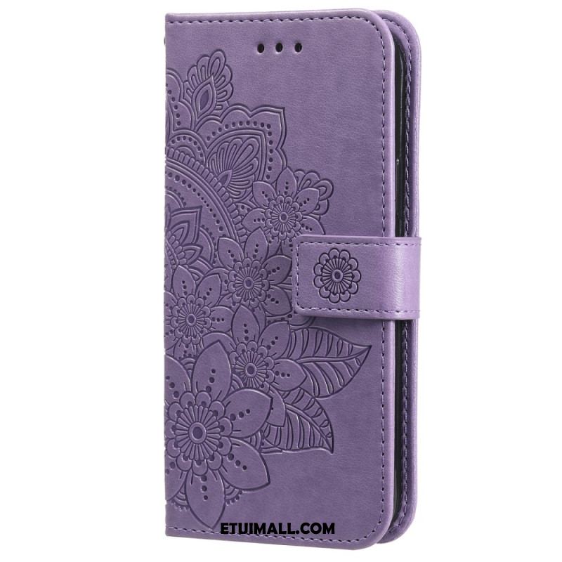 Etui Folio Xiaomi Redmi Note 13 Pro 5g Mandala Ze Smyczą Etui Ochronne