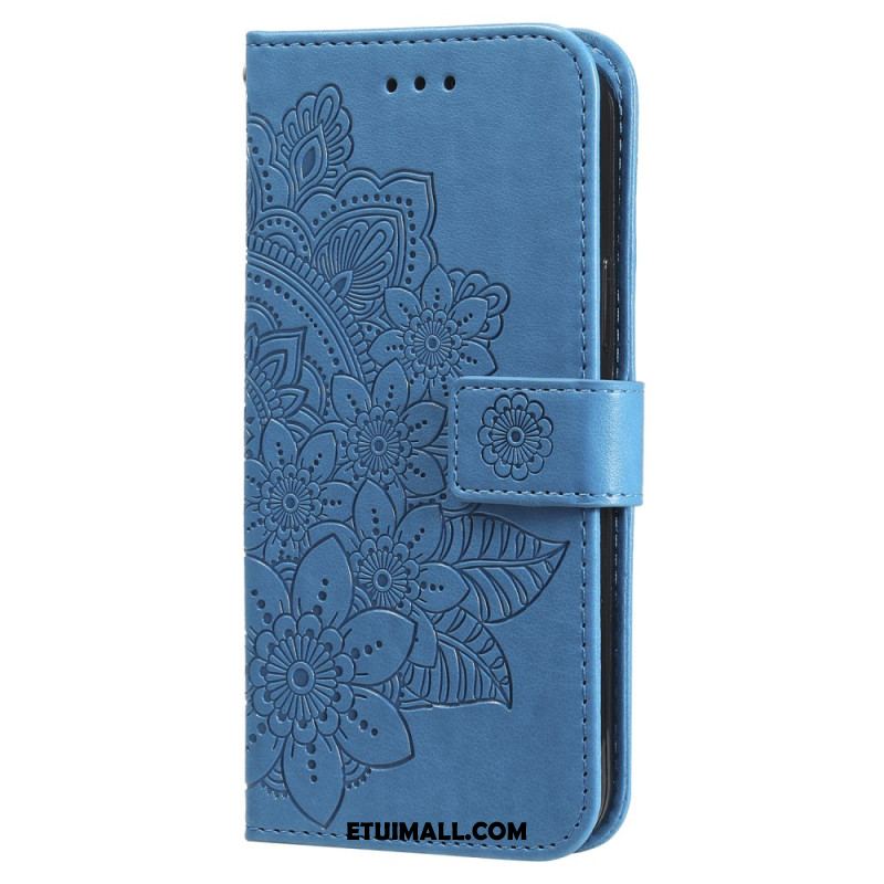 Etui Folio Xiaomi Redmi Note 13 Pro 5g Mandala Ze Smyczą Etui Ochronne