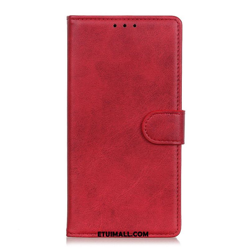 Etui Folio Xiaomi Redmi Note 13 Pro 5g Matowa Sztuczna Skóra Etui Ochronne