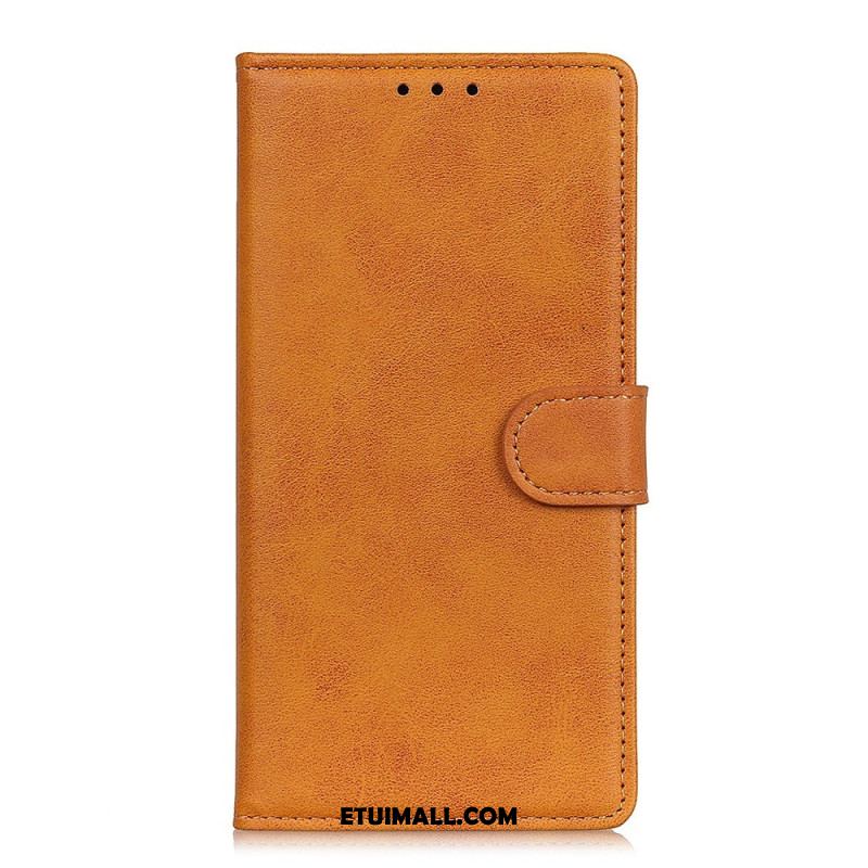 Etui Folio Xiaomi Redmi Note 13 Pro 5g Matowa Sztuczna Skóra Etui Ochronne