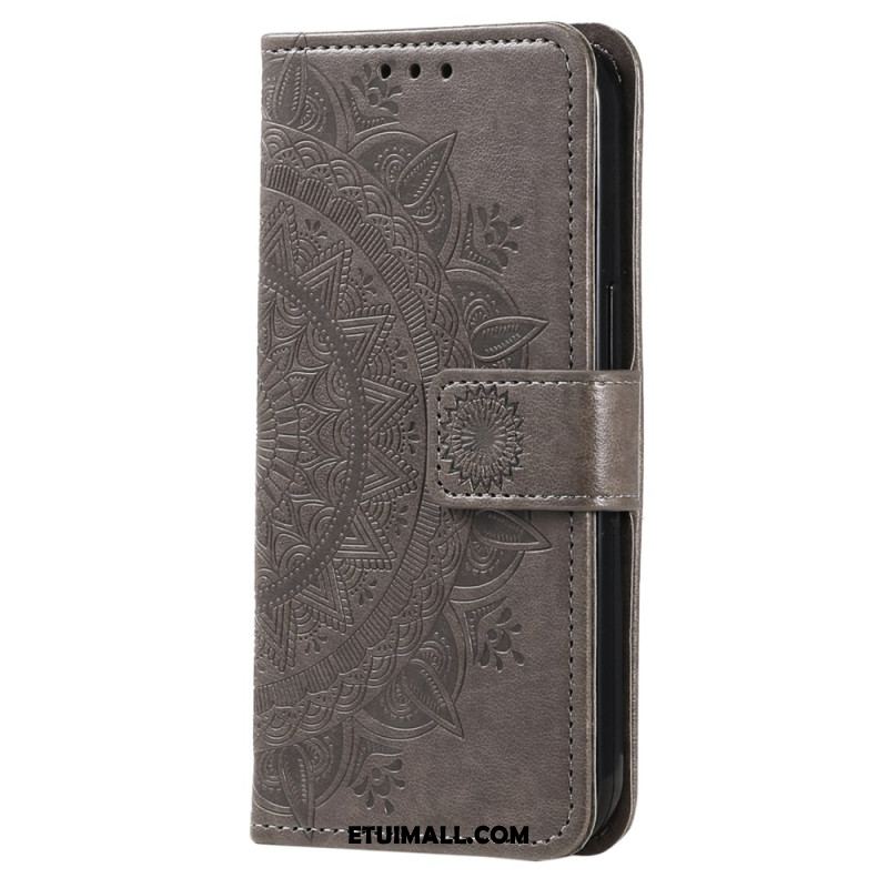 Etui Folio Xiaomi Redmi Note 13 Pro Plus 5g Mandala Słońce Z Paskiem Etui Ochronne