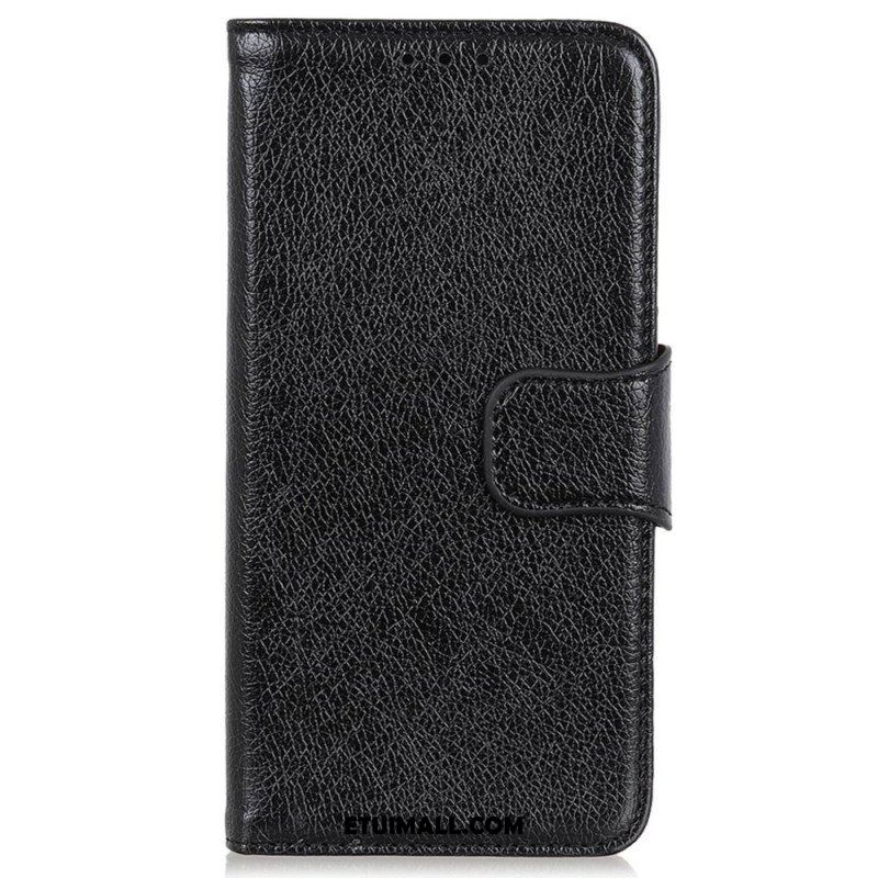 Etui Folio do Honor Magic 5 Lite Dwoina Skóry Nappa