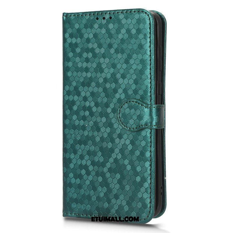 Etui Folio do Huawei P60 Pro z Łańcuch Wzór 3d Z Paskiem