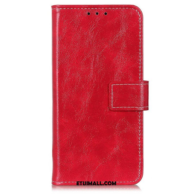 Etui Folio do OnePlus Nord 2 5G Błyszczące I Widoczne Szwy