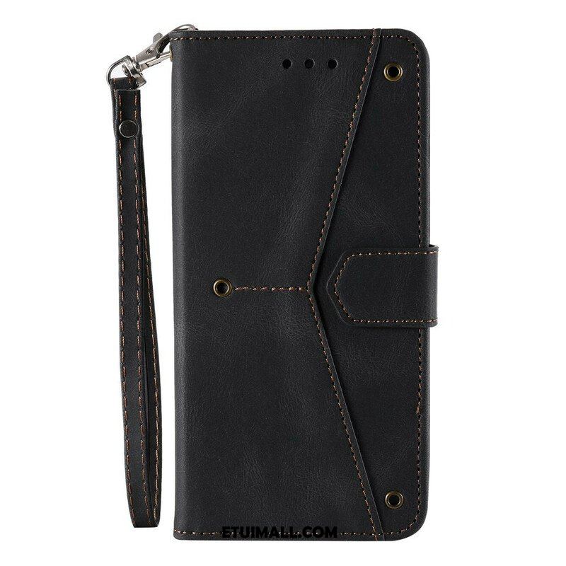 Etui Folio do OnePlus Nord 2 5G Szwy W Dotyku