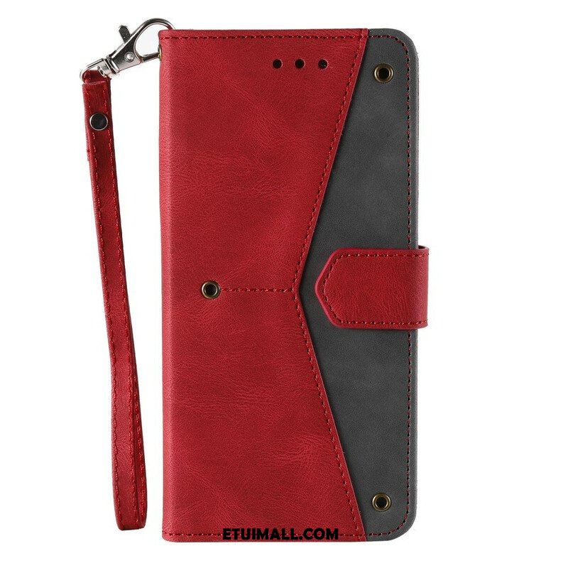 Etui Folio do OnePlus Nord 2 5G Szwy W Dotyku