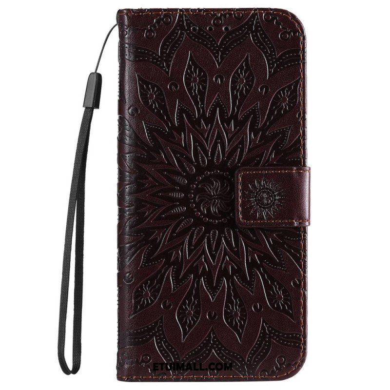 Etui Folio do OnePlus Nord 2T 5G z Łańcuch Mandala Z Uchwytem Na Kartę Z Paskiem