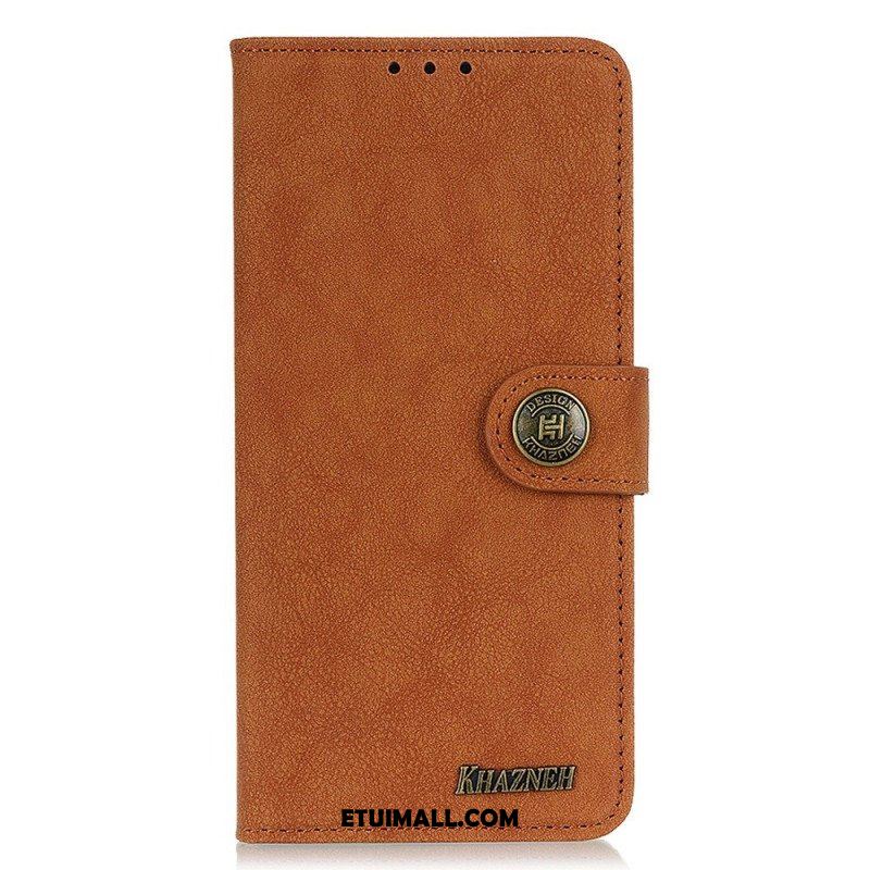 Etui Folio do OnePlus Nord CE 2 Lite 5G Skórzana Dwoina Vintage Khazneh