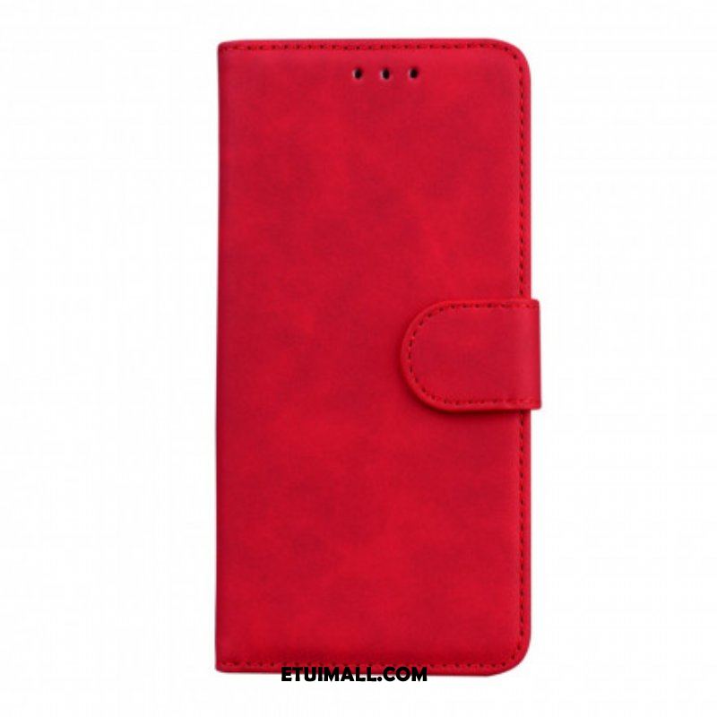 Etui Folio do OnePlus Nord CE 5G Monochromatyczny Efekt Skóry